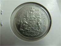 1969 50 CENT CDN COIN
