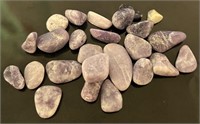 25 Pc Natural Lepidolite Polished Crystals