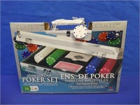 Aluminum Case Poker Set ( New )