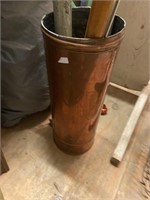 Base of Copper fire extinguisher