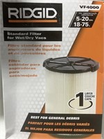 $21.00 Rigid VF4000 Standard Wet/Dry Shop Vacuum