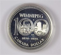1974 CANADA SILVER DOLLAR