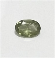 Natural .50 Ct Oval Green Peridot Gemstone