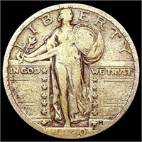 1920-S Standing Liberty Quarter NICELY CIRCULATED