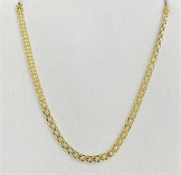 14k Gold Cuban Link 18” Necklace