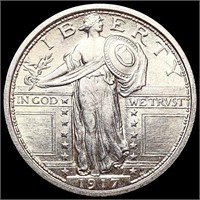 1917 FH Standing Liberty Quarter UNCIRCULATED