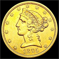1895-S $2.50 Gold Quarter Eagle CLOSELY