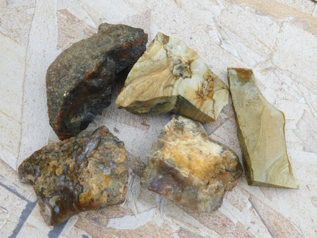 ROUGH ROCKS, GEMS, MINERALS, JEWELRY, FOSSILS, ARTIFACTS, AG