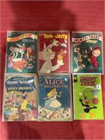 6 bagged and backed comics