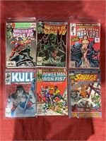 6 bagged and backed comics