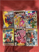 6 bagged and backed comics