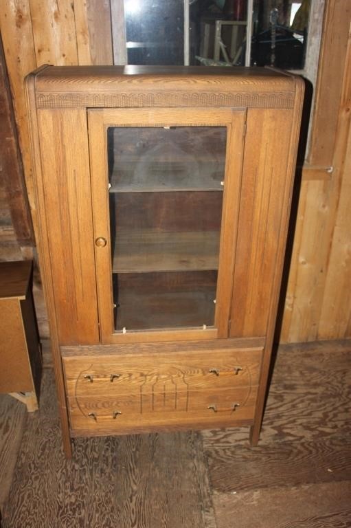 Small Antique China Cabinet