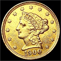 1900 $2.50 Gold Quarter Eagle CLOSELY
