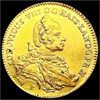 1755 German .111oz Gold Ducat Uncirculated