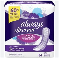 54 PACK -ALWAYS DISCREET INCOMPETENCE/POST P