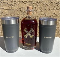 Bumbu Caribbean Rum and 2 Tumblers - Donated by