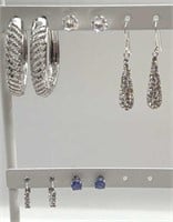 Collection of Swarovski Elements earrings