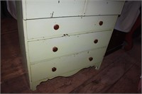 OFFSITE -Antique green dresser