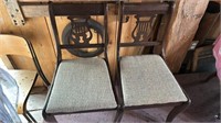 OFFSITE -Two vintage chairs