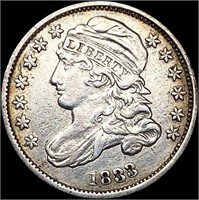 1833 Capped Bust Dime CLOSELY UNCIRCULATED
