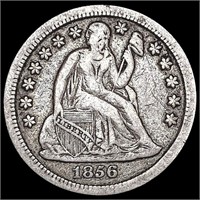 1856-O Seated Liberty Dime LIGHTLY CIRCULATED