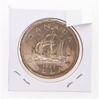 Canada 1949 Silver Dollar
