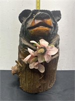 Wood carved bear