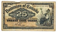 1900 Domion of Canada Twenty Five Cents -Boville