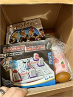 Large box of NEW toys, board games,etc