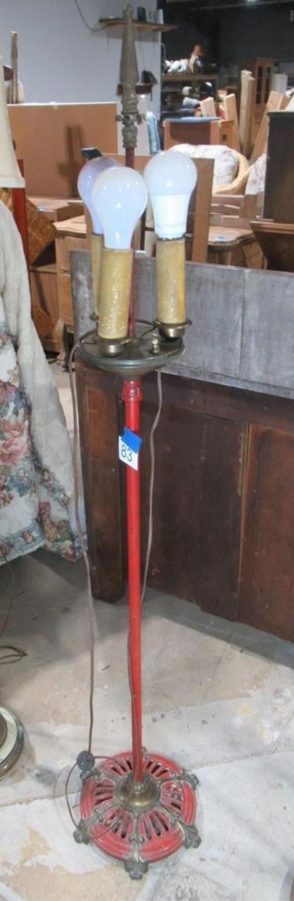 floor lamp with metal base