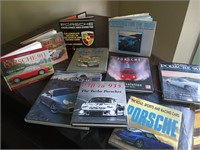 10 Porsche hardback books, look at pictures some