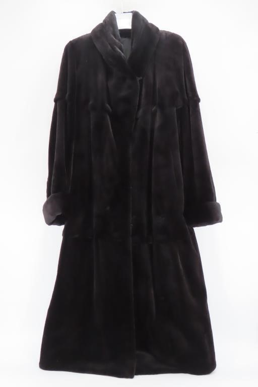 Rosendorf / Evans Black Fur Coat