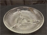 Vintage 8" Kig 3-part Divided Dish