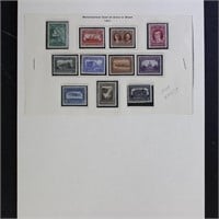 Newfoundland Stamps Mint Hinged 1931 set on page,
