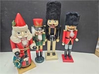 Lot of Nutcrackers 11 1/2" to 15" high