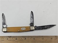 VTG German Solingen Buck Creek 3 Blade Knife