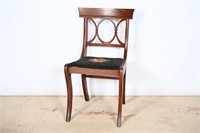 Vintage Tell City Chair Co. Mahogany Dining Chair