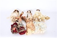 Antique Porcelain & Bisque Dolls - Tete Jumeau