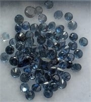 Genuine Sapphire, Diamond Cut App 2Ct