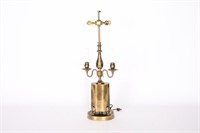 Vintage Fredrick Cooper Brass Bouillotte Lamp