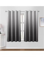 $58 HOMEIDEAS Grey/Gray Ombre Blackout Curtains