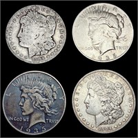 [4] Varied US SilveDollars [1904, 1904-S, 1935,