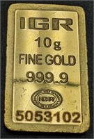 24K  Gold Bar, 10G  Bar