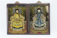 Chinese Royalty Reverse Paintings