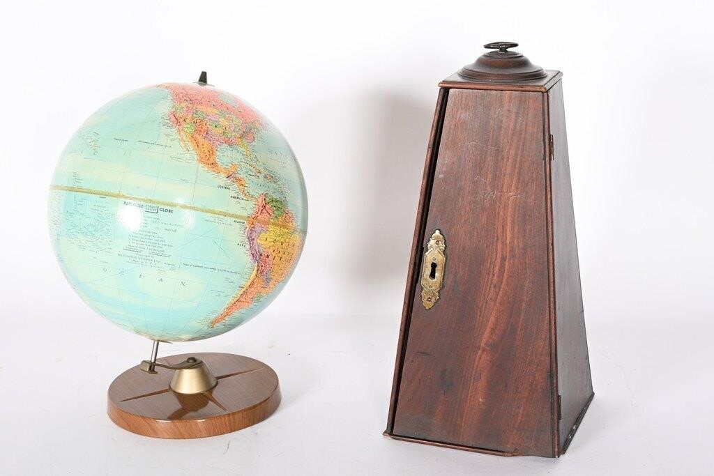 Antique Metronome Box & Globe