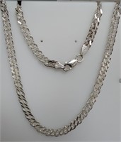 $500 Silver 23.61G, 22" Necklace