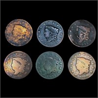 [6] US Large Cents [1816, [2] 1819, 1820, 1822,