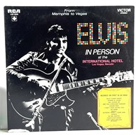 Album double vinyles 33 tours ELVIS in Person, A-1