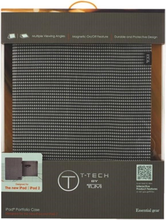 *NEW* T-Tech Checker Wicker Portfolio iPad Case