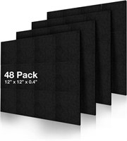 48 Pack Fstop Labs Acoustic Foam Panels